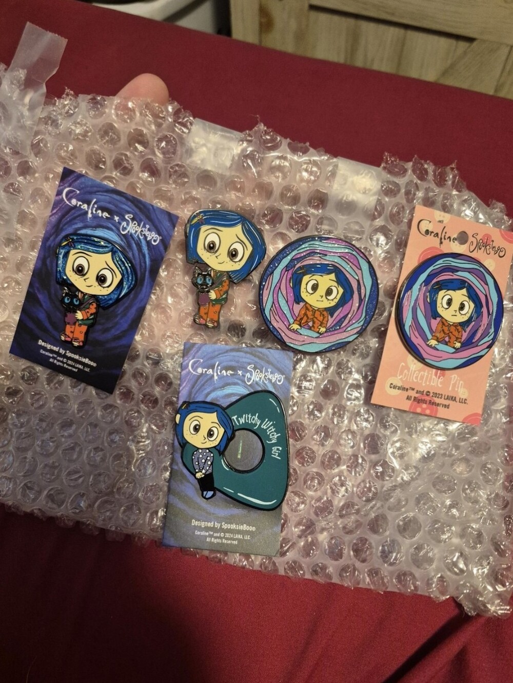 Coraline x SpooksieBoo fantasy pin